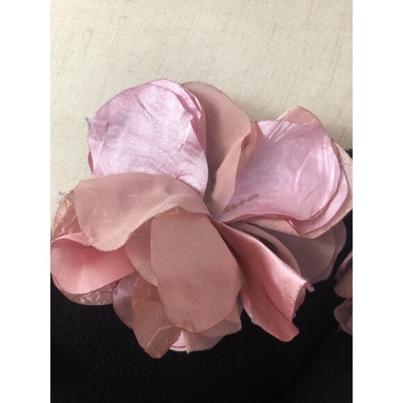 Vintage Paradyz Blouse XL Off Shoulder Long Sleeve Floral Flowy - Picture 10 of 10